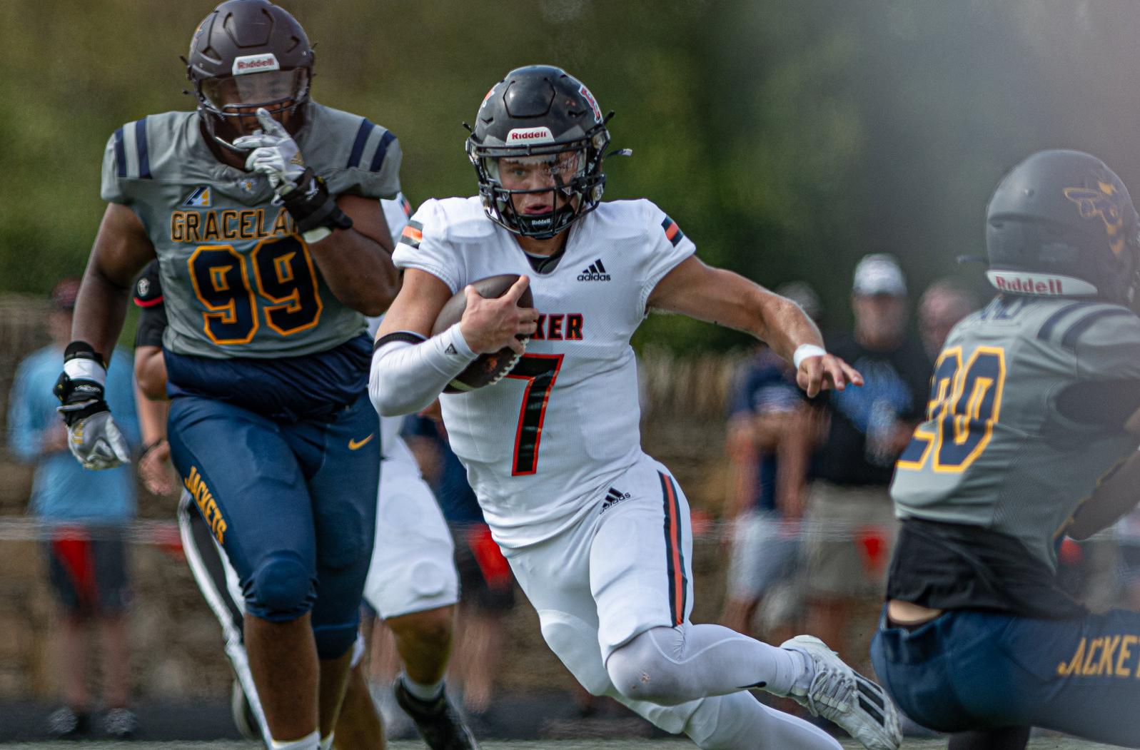 No. 22 Baker Clinches Share of Heart South Title with 48-14 Victory at Missouri Valley
