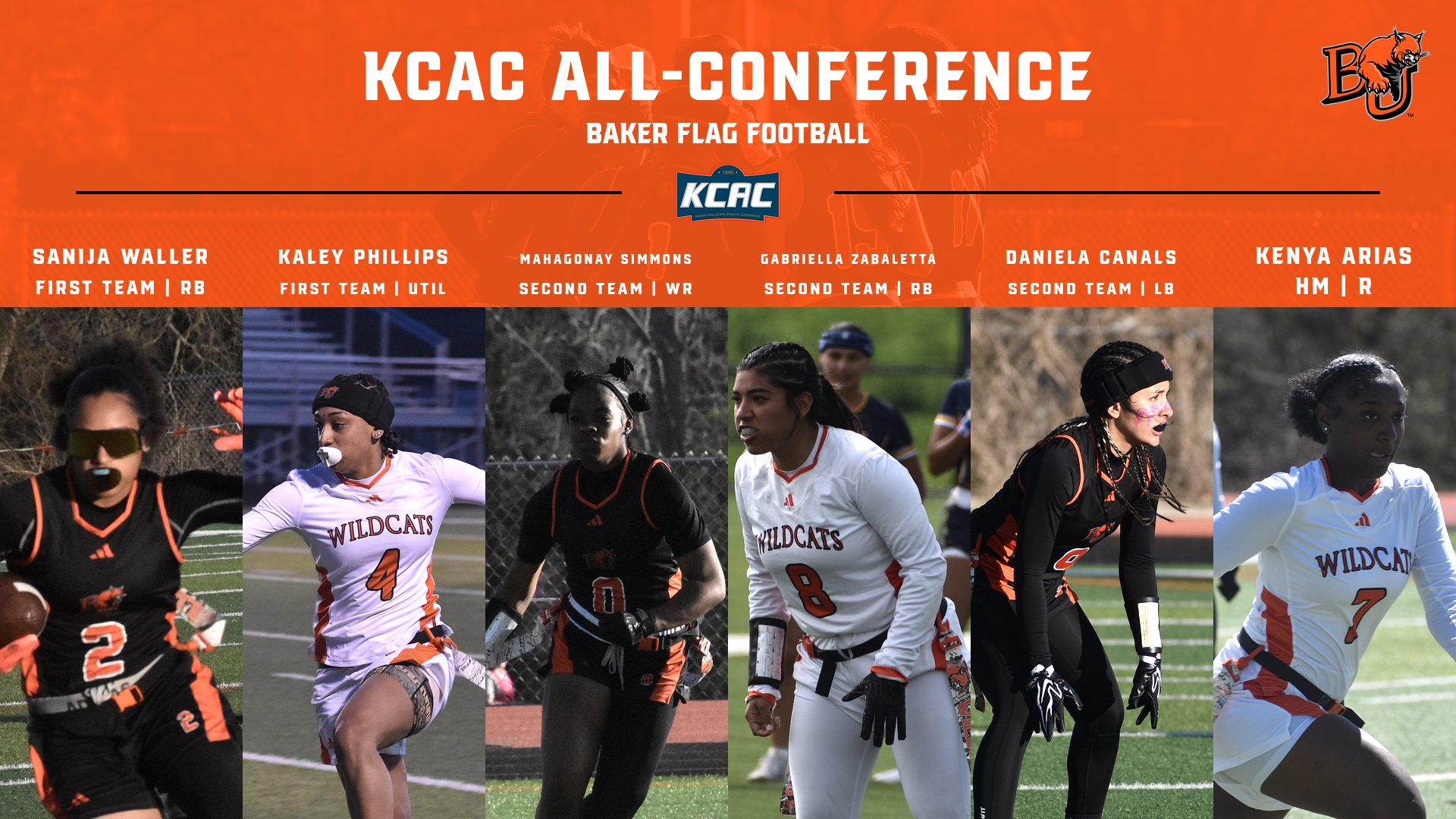 Wildcats Land Six on KCAC All-Conference Teams