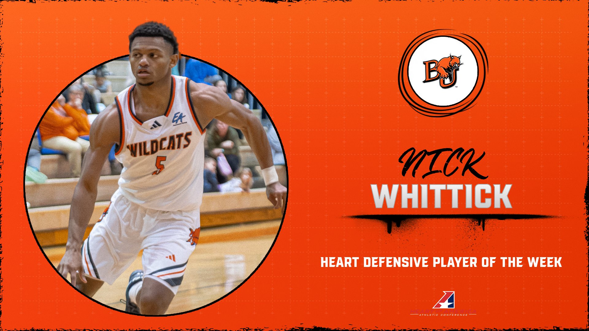 Whittick Earns Heart Defensive Player of the Week Honors
