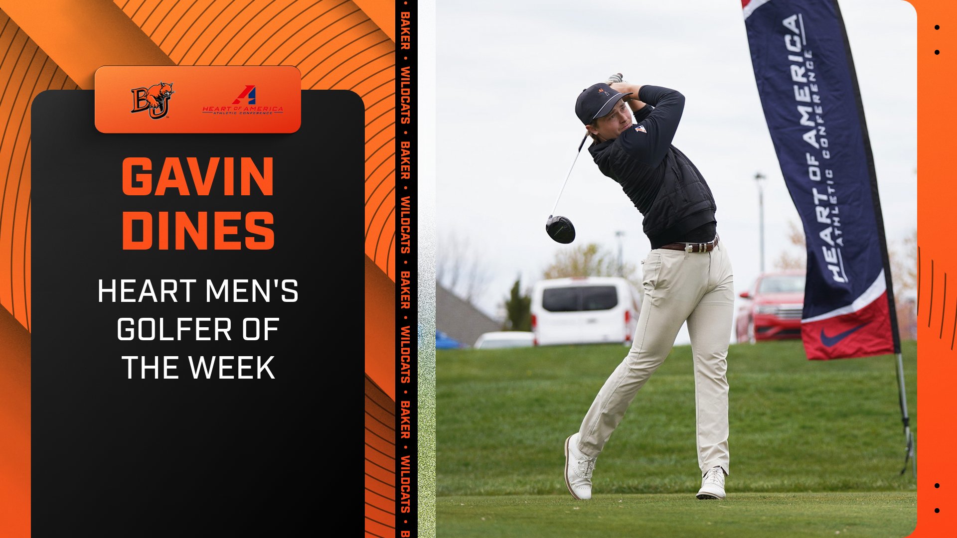 Dines Earns Second Straight Heart Golfer of the Week Award