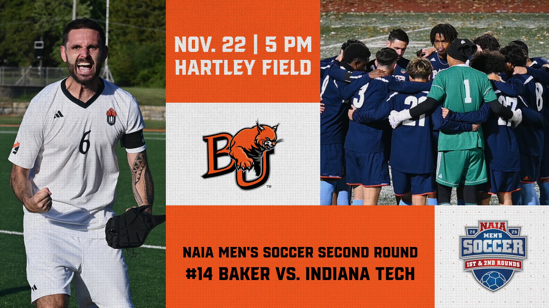 No. 14 Baker Hosts Second Straight NAIA Match, Faces Indiana Tech in Opening Round