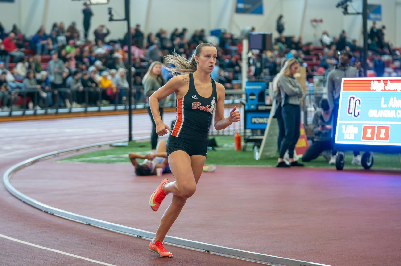Baker women's track and field runner Ashby Graham