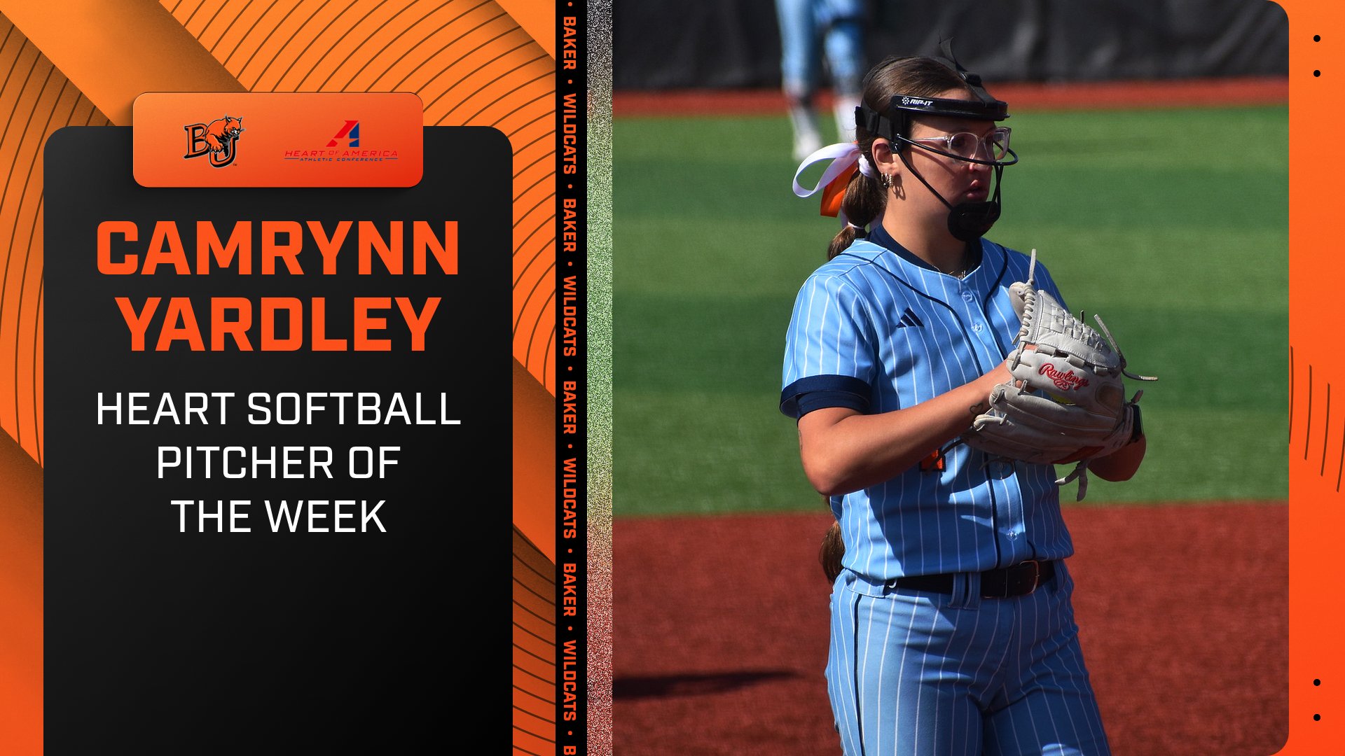 Yardley Named Heart Softball Pitcher of the Week